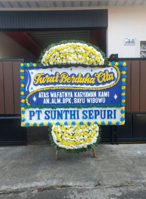 Papan Bunga Duka di Siwalan
